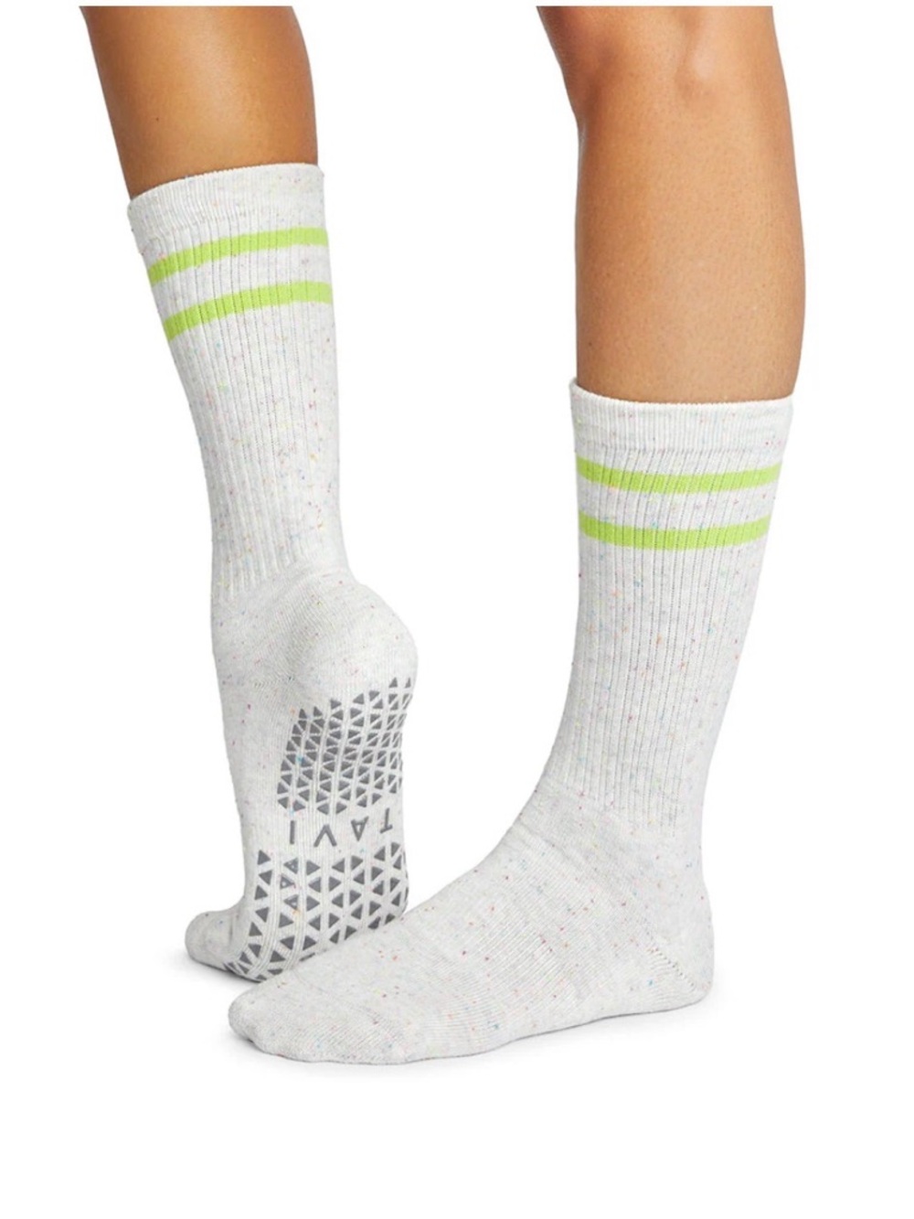 TAVI Grip Crew Socks — size small